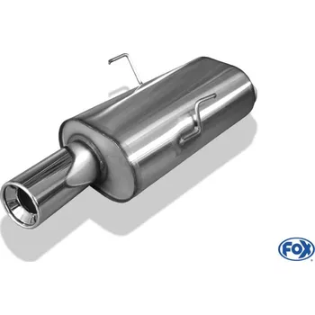 Tlumič výfuku Fox Sportauspuff koncový tlumič výfuku s koncovkou 1x90 Typ 13 pro Citroen Saxo s motorem 1.0, 1.1 SLEVA 2%