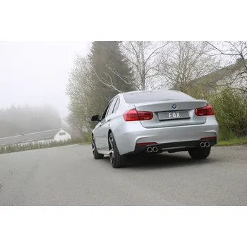 Tlumič výfuku Fox Sportauspuff koncový tlumič výfuku s koncovkou 2x80 Typ 12 na obou stranách pro BMW řada 3 F30, F31 SLEVA 2%