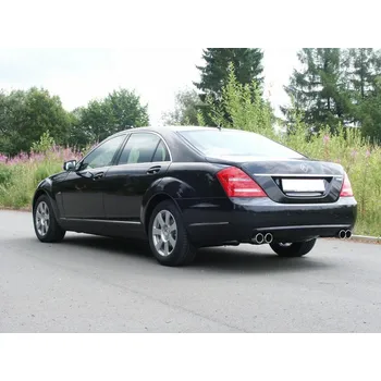 Tlumič výfuku Fox Sportauspuff koncový tlumič výfuku s koncovkou 2x90 Typ 12 na obou stranách pro Mercedes třída S 221 s motorem 3.5 SLEVA 2%