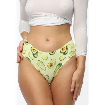 Kalhotky Julimex kalhotky Avocado - vzor, M (Krásně padnoucí dámské kalhotky Julimex Simple)