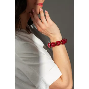 Náramek Dámský náramek LINCI Červená