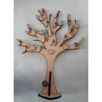 Strom života dřevěný 34 cm s notami