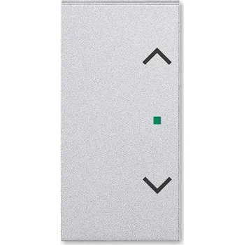 Kryt 2násobný levý/pravý, symbol "žaluzie" ABB Levit M 6220H-A02002 70 titanová