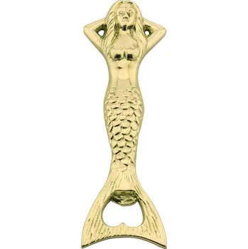 Popelník SEA Club Otvírák na lahve - Mořská panna, mosaz, 4,5x14cm