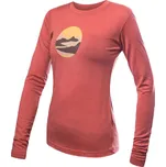 Dámské funkční tričko SENSOR MERINO ACTIVE TRIGLAV dámské triko dl.rukáv terracotta - L