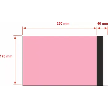 Obálka PLASTOVÉ OBÁLKY 170x250 mm růžové od 10 ks