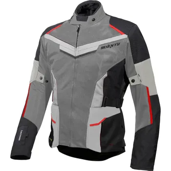 Moto oblečení SEVENTY DEGREES Bunda na motorku Seventy Degrees SD-JT70 Atacama černo-šedo-červená
