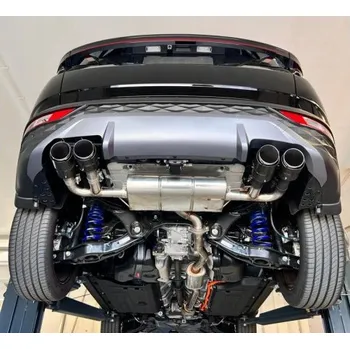 Tlumič výfuku Fox Sportauspuff koncový tlumič výfuku s koncovkou 4x90 Typ 14 s černými kryty 4x100mm pro Hyundai Tucson NX4 2020- s motorem 1.6 Hybrid SLEVA 2%