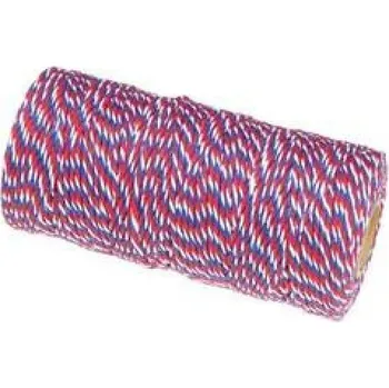 Lano Motouz bavlněný, trikolóra 100 g/ 100 m