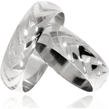 Prsten Zlatnictví Helios Stříbrné snubní prsteny S