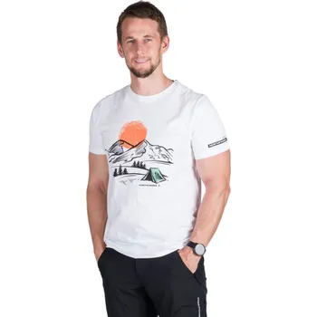 Pánské triko Northfinder Birger Velikost: XXL / Barva: bílá