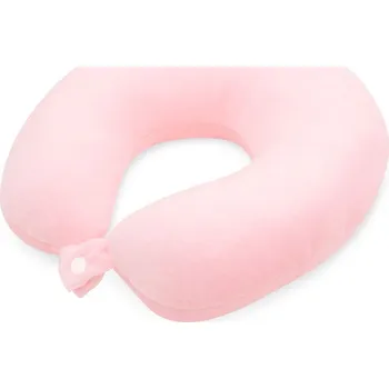 Cestovní polštářek KUFRYPLUS Cestovní polštářek s paměťovou pěnou TPMF41 růžový