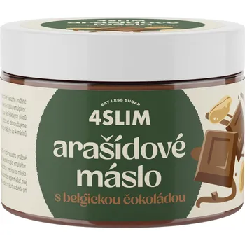 4Slim Arašídové máslo s belgickou čokoládou (500 g)