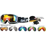 Brýle sjezdové SULOV® SIERRA, dvojsklo, stříbrné