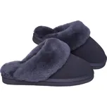 Kreibich&Heitmann Kožešinové pantofle PRAKTIK šedé Barva: šedá, Velikost: 37