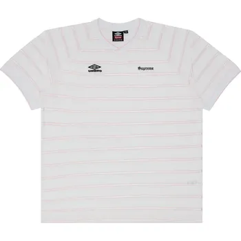 Pánské tričko Supreme Umbro Stripe Soccer Jersey White Velikost: XL