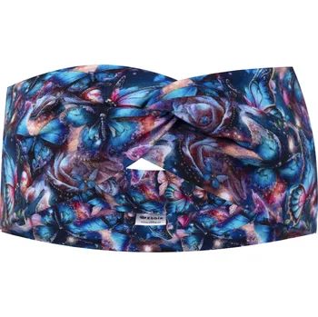 Čelenka Ebbie Bavlněná čelenka - MOTÝLI Velikost: L