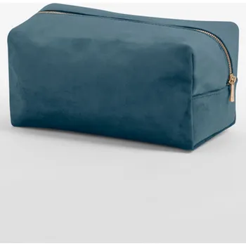 Kosmetická taška Bag Base Kosmetická taštička Samet Indigo M Modrá