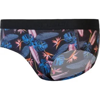 Dámské termo spodky dámské kalhotky SENSOR MERINO IMPRESS dámské kalhotky černá/floral - XL