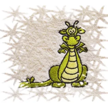 Sprchový závěs Dětský ručník s výšivkou QUALITY 400 g/m2 - DRÁČEK