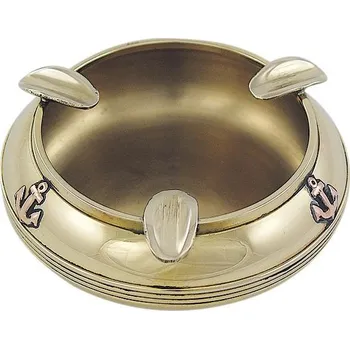 Popelník SEA Club Popelník, otevřený, mosaz, Ø: 8cm, V: 3cm