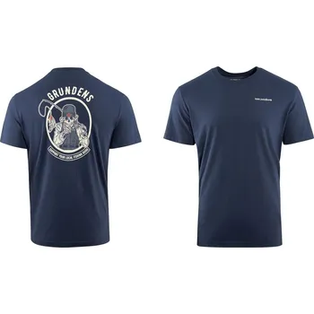 Rybářské oblečení Tričko GRUNDÉNS Support Guides - Dark Navy - Vel. L