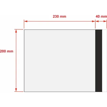 Obálka PLASTOVÉ OBÁLKY 200x230 mm (10 ks)