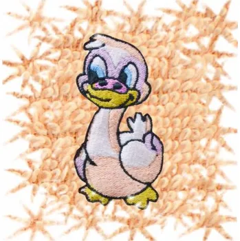 Sprchový závěs Dětský ručník s výšivkou QUALITY 400 g/m2 - KACHNIČKA