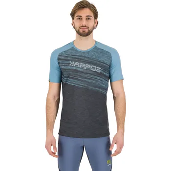 Pánské funkční triko Karpos Croda Rossa Evo Jersey Velikost: M / Barva: šedá/modrá