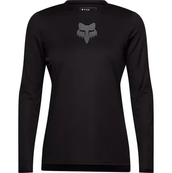 cyklistický dres Fox Womens Ranger Fox Head LS Jersey black S