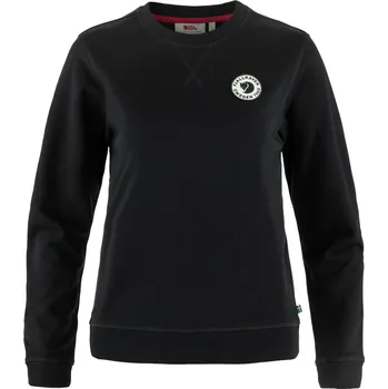 Dámská mikina mikina dámská FJÄLLRÄVEN 1960 Logo Badge Sweater W Black - XL