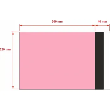Obálka PLASTOVÉ OBÁLKY 230x300 mm růžové (10 ks)