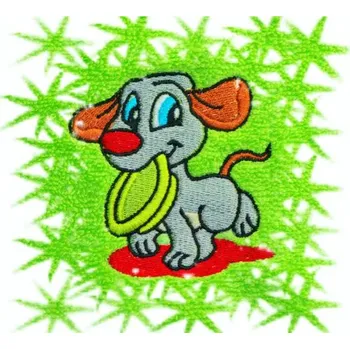 Sprchový závěs Dětský ručník s výšivkou QUALITY 400 g/m2 - PEJSEK