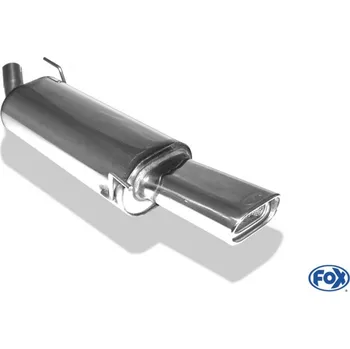 Tlumič výfuku Fox Sportauspuff koncový tlumič výfuku s koncovkou 135x80 Typ 53 pro Volkswagen Golf III s motorem 2.0, GTI 16V 2.8, VR6 SLEVA 2%