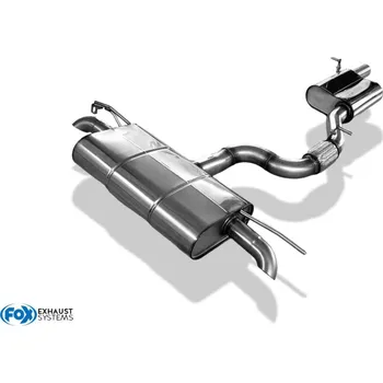 Tlumič výfuku Fox Sportauspuff koncový tlumič výfuku včetně předního tlumiče pro Škoda Karoq 2019- s motorem 2.0, 4x4 SLEVA 2%