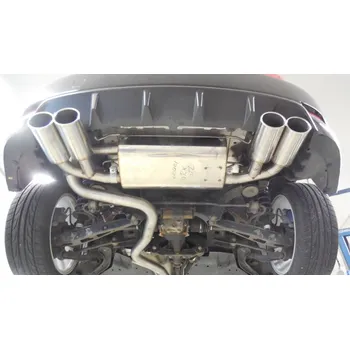 Tlumič výfuku Fox Sportauspuff koncový tlumič výfuku s koncovkou 2x100 Typ 16 na obou stranách pro Subaru Impreza GHD s motorem 2.0 D SLEVA 2%