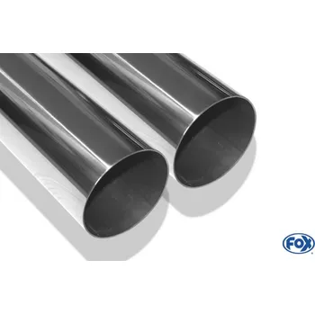 Tlumič výfuku Fox Sportauspuff koncový tlumič výfuku s koncovkou 2x76 Typ 10 pro BMW řada 5 E60 s motorem 2.0 D, 2.5 D, 3.0 d SLEVA 2%