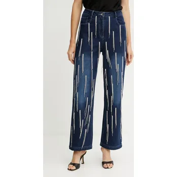 Bavlněné džíny Patrizia Pepe 2P1688.D106 námořnická modř 59X, vel. 28