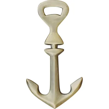 Popelník SEA Club Otvírák na láhve - Kotva, starožitná mosaz, 14 cm