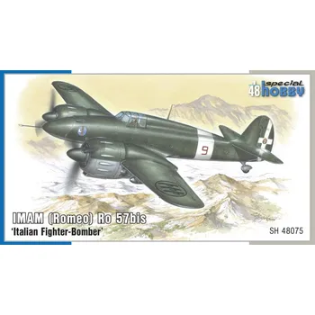Plastikový model 1:48 IMAM (Romeo) Ro.57bis „Italian Fighter Bomber"
