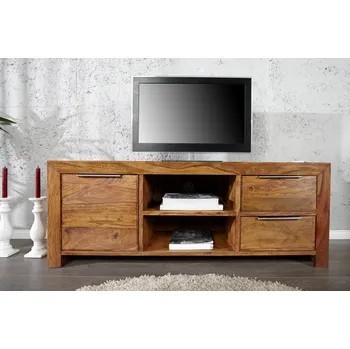 Televizní stolek TV stolek LAOSE II (Luxusní TV stolek z masivního dřeva.)