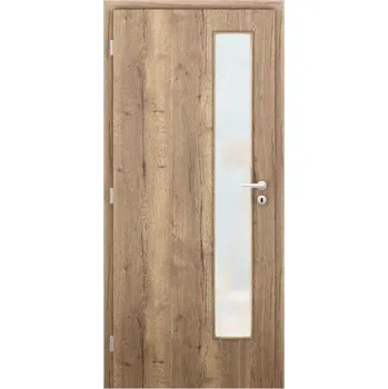 Interiérové dveře SOLODOOR Dveře Klasik 5 dub halifax solo struktur, 70L