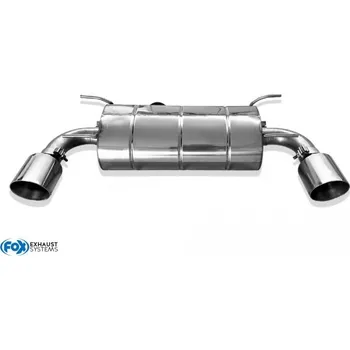 Tlumič výfuku Fox Sportauspuff koncový tlumič výfuku s koncovkou 1x114 Typ 25 na obou stranách pro Toyota GR86 2022- s motorem 2.4 SLEVA 2%