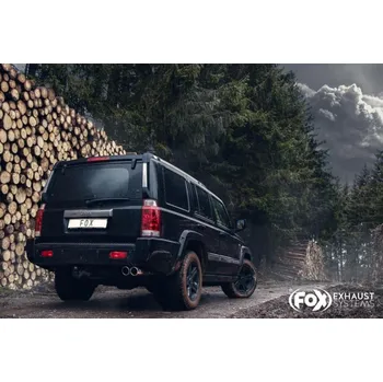 Tlumič výfuku Fox Sportauspuff koncový tlumič výfuku s koncovkou 2x90 Typ 16 pro Jeep Commander 2005-2010 s motorem 4.7 SLEVA 2%