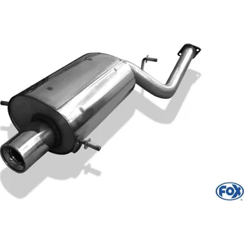 Tlumič výfuku Fox Sportauspuff koncový tlumič výfuku s koncovkou 1x100 Typ 13 pro Subaru Impreza GD, GG s motorem 1.5 SLEVA 2%