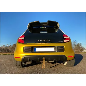 Tlumič výfuku Fox Sportauspuff koncový tlumič výfuku s koncovkou 1x80 Typ 14 na obou stranách pro Renault Twingo III 2014- s motorem 0.9, 1.0 SLEVA 2%