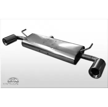 Tlumič výfuku Fox Sportauspuff koncový tlumič výfuku s koncovkou 1x100 Typ 13 na obou stranách pro Nissan Qashqai s motorem 2.0 dCi SLEVA 2%