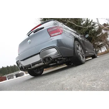 Tlumič výfuku Fox Sportauspuff koncový tlumič výfuku s koncovkou 2x80 Typ 14 na obou stranách pro BMW řada 1 F20, F21 s motorem 3.0 SLEVA 2%