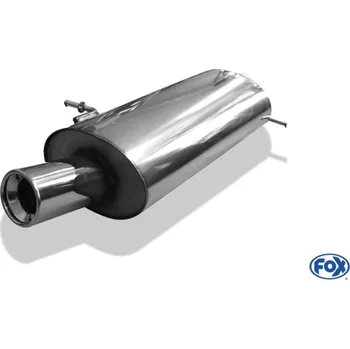 Tlumič výfuku Fox Sportauspuff koncový tlumič výfuku s koncovkou 1x90 Typ 13 pro Ford Galaxy 2007- s motorem 1.9 TDI, 2.0, 2.3, 2.8 SLEVA 2%