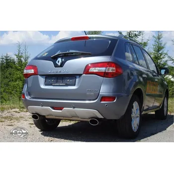 Tlumič výfuku Fox Sportauspuff koncový tlumič výfuku s koncovkou 140x90 Typ 44 na obou stranách pro Renault Koleos Benzin s motorem 2.5 16V SLEVA 2%